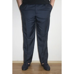 Jack Paul Erkek Klasik Kesim Pileli Lacivert Kumaş Pantolon