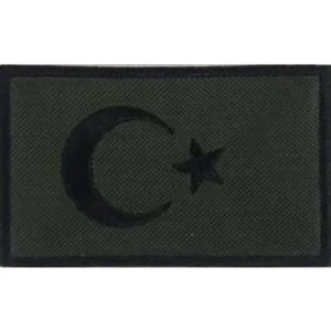 Sim Nakış Turkey Türkiye Türk Bayrak Nakış Işleme Arma Patch Peç 5x8 cm
