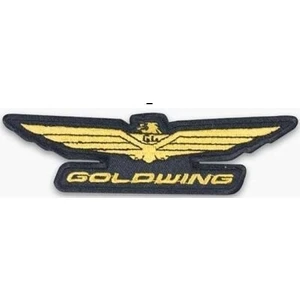 Sim Nakış Gold Wing Nakış Işleme Arma Patch Peç Yama 3,5×12,5 cm