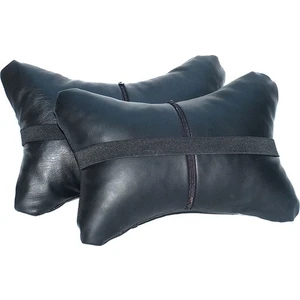 Dinamik Sepet Jeep  Siyah Boyun Yastığı Deri Işlemeli