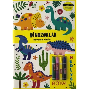 Minik Ressamlar Dinozorlar Boyama Kitabı