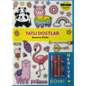 Minik Ressamlar Tatlı Dostlar Boyama Kitabı