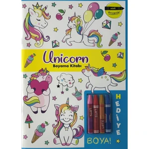Minik Ressamlar Unicorn Boyama Kitabı