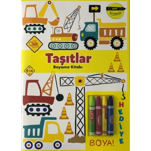 Minik Ressamlar Taşıtlar Boyama Kitabı