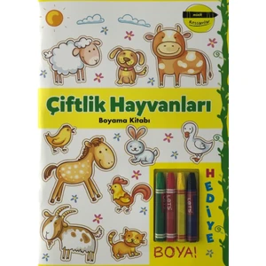 Minik Ressamlar Çiftlik Hayvanları Boyama Kitabı