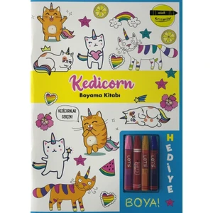Minik Ressamlar Kedicorn Boyama Kitabı