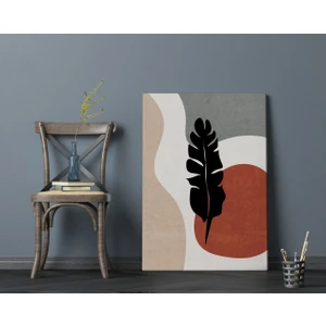 Bk Gift Minimalist Style Plant Tasarımlı Kanvas Tablo 70X100CM-3