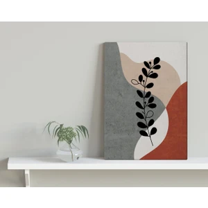 Bk Gift Minimalist Style Plant Tasarımlı Kanvas Tablo 30X50CM-1