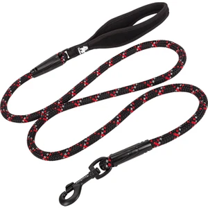 True Love Neoprene Süngerli, Siyah-Kırmızı Halat Tasma Kayışı