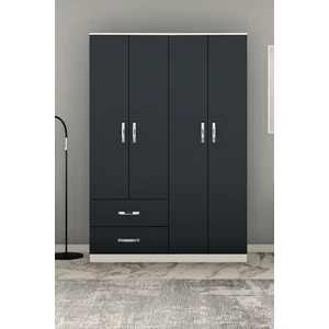 Gm 074 Novay 4 Kapılı 2 Çekmeceli Gardrop