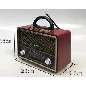 156BT Şarjlı Nostaljik Radyo Usb/sd/mp3/bluetooth
