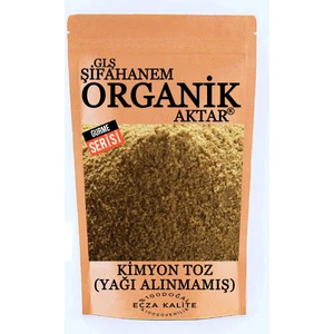 GLŞ Şifahanem Organik Aktar Kimyon Toz Öğütülmüş  (Yağı Alınmamış ) Siparişe Özel Taze Çekim 500 gr