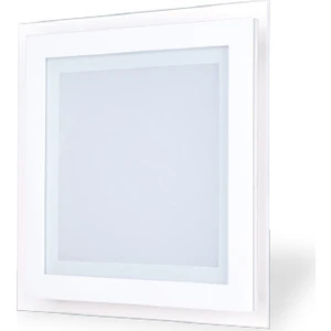 20W 3000K 1700LM  Sıva Altı Camlı LED Panel(Kare)-Sarı Işık