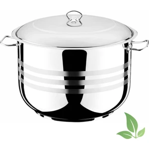 Jumbo Boy 304 Paslanmaz Büyük Derin Tencere 32 cm Aşure Tenceresi 16 Litre