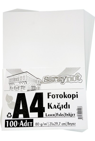 Saraynot A4 Fotokopi Kağıdı 100'lü