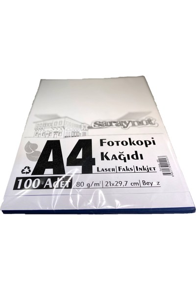 Saraynot A4 Fotokopi Kağıdı 100'lü