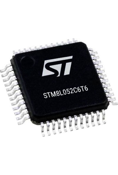 STM STM8L052C6T6 8-Bit 16MHZ Mikrodenetleyici Lqfp-48