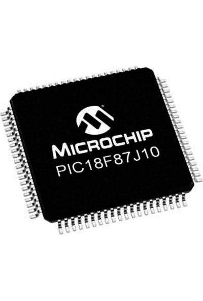 Microchip PIC18F87J10 I/pt Smd 8-Bit 40MHZ Mikrodenetleyici Tqfp-80