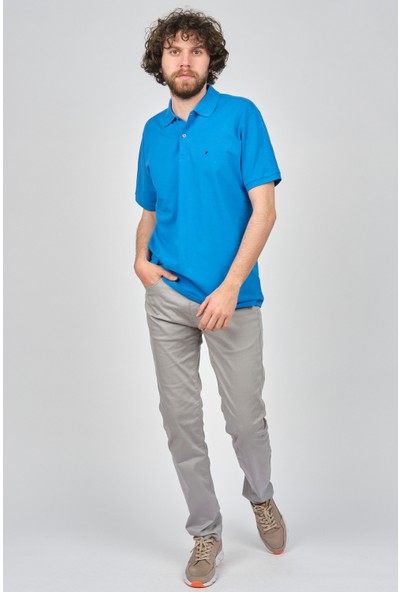 Mcl Erkek Polo Yaka T-Shirt 2072495 Mavi