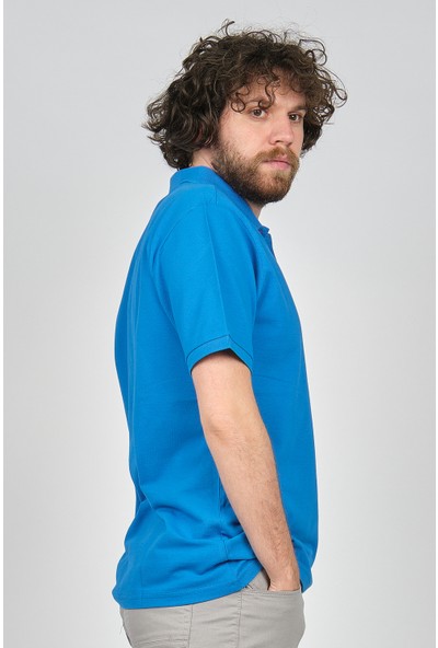 Mcl Erkek Polo Yaka T-Shirt 2072495 Mavi