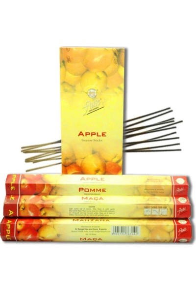 Flute Incense Sticks Tütsü Elma Apple 20 Çubuk