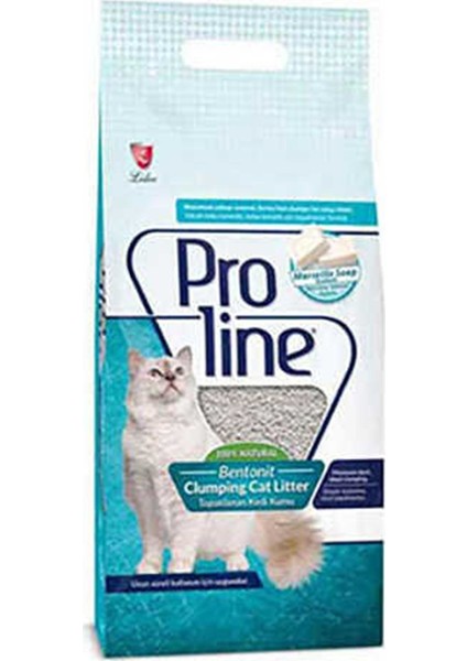 Pro Line Proline Marsilya Sabun Kokulu Bentonit Kedi Kumu 10 Lt