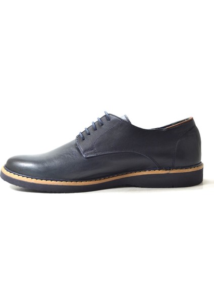 7416 Soft Deri Lacivert Casual Erkek Ayakkabı