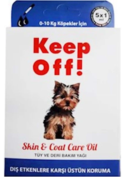 Keep Off Keep Offdog 0-10 kg Küçük Köpek Dış Parazit  5x1 ml