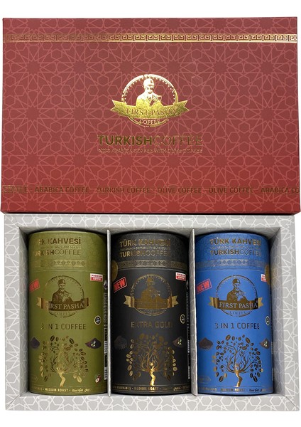 Zeytinli Türk Kahvesi Premium Diamond Set 750 gr