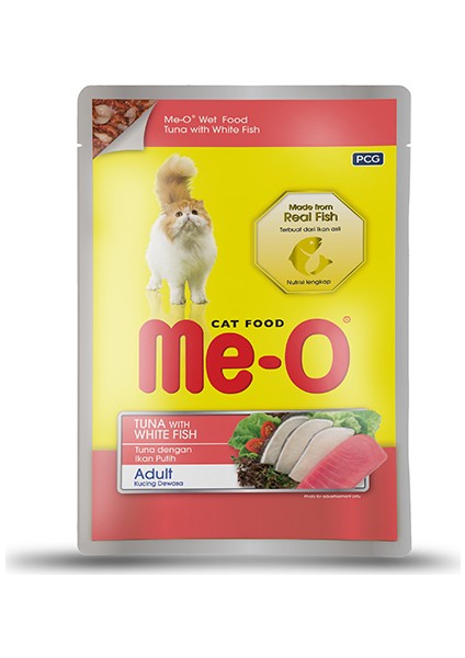 Meo Ton Balıklı ve Alabalıklı Kedi Pouch Konservesi 6X80 gr