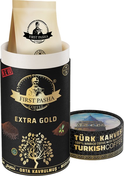 Zeytinli Türk Kahvesi Extra Gold - Silindir 100GR indirimleri