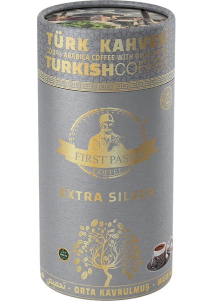 Türk Kahvesi Extra Silver - Silindir 250 gr