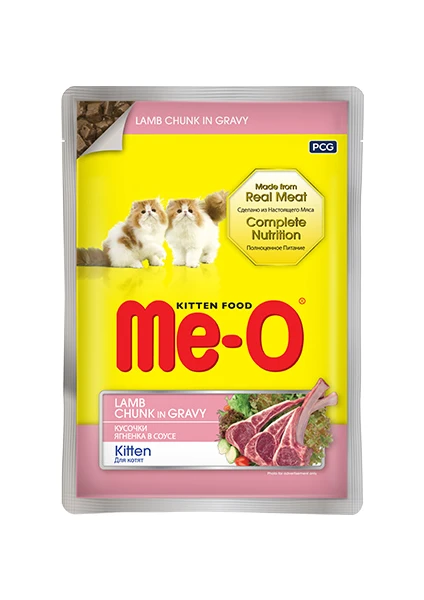 Meo Kuzu Etli Yavru Kedi Pouch Konservesi 12X80 gr