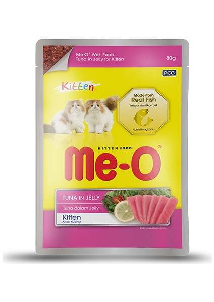 Me-O Meo Ton Balıklı Yavru Kedi Pouch Konservesi 6X80 gr
