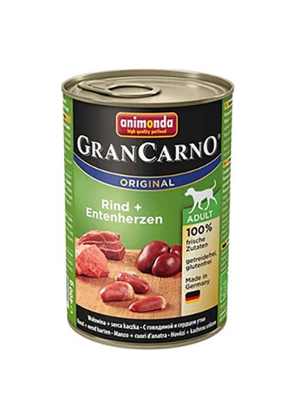 Grand Carno Sığır Etli Ördekli Köpek Konservesi 6X400 gr
