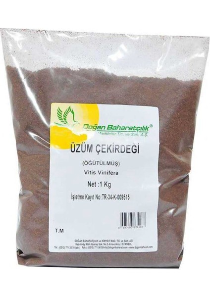 Üzüm Çekirdeği Ögütülmüş 1 kg