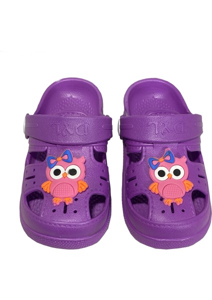 BK1001Kaydırmaz Baykuş Desenli Çocuk Sandalet Terlik fiyatları