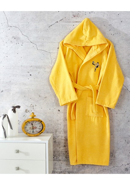 %100 Pamuklu Genç Bornoz / 11-12 Yaş