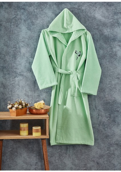 %100 Pamuklu Genç Bornoz / 13-14 Yaş