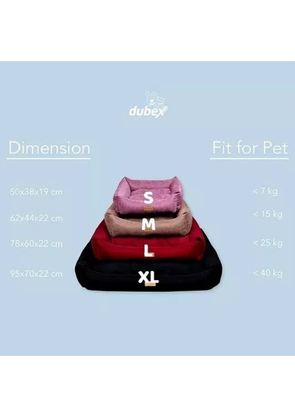 Dondurma Dikdörtgen Yatak VR08 Kırmızı S 50 x 38 x 19H cm fiyatları