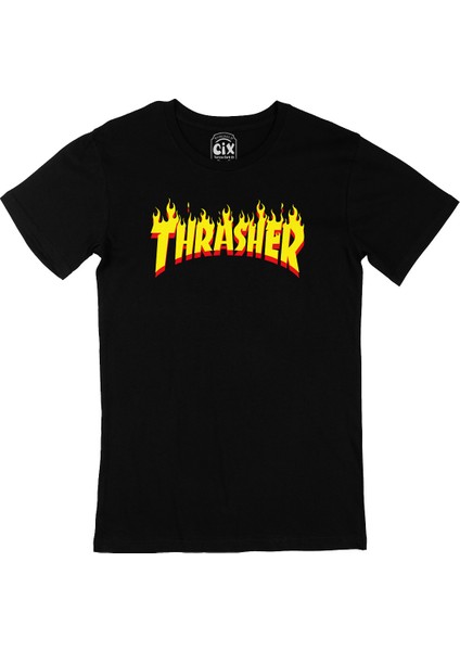 Thrasher Siyah Tişört