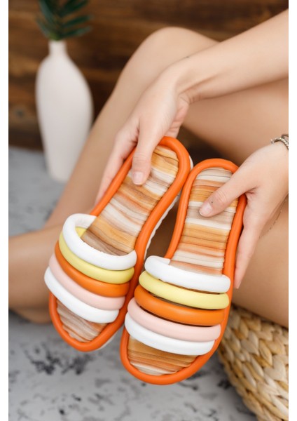 Turuncu Kadın Terlik 0012811 fırsatları