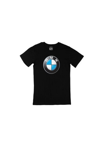 Bmw Logolu Siyah Tişört