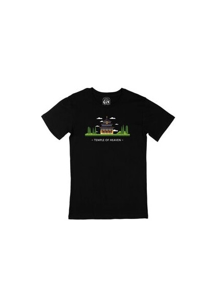 Cennet Tapınağı Siyah Tişört