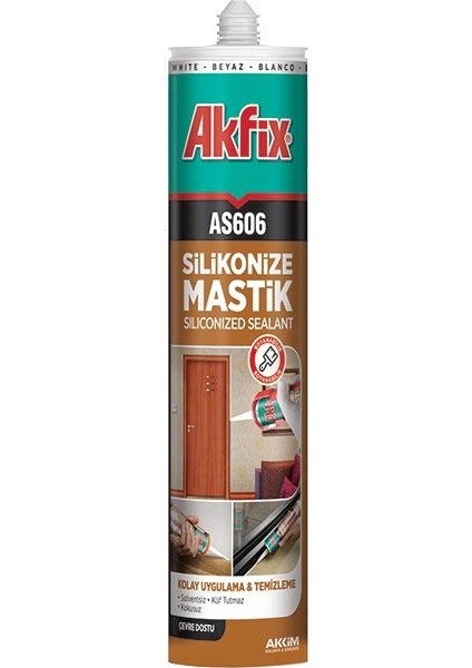 Silikonize Mastik Beyaz 500 gr