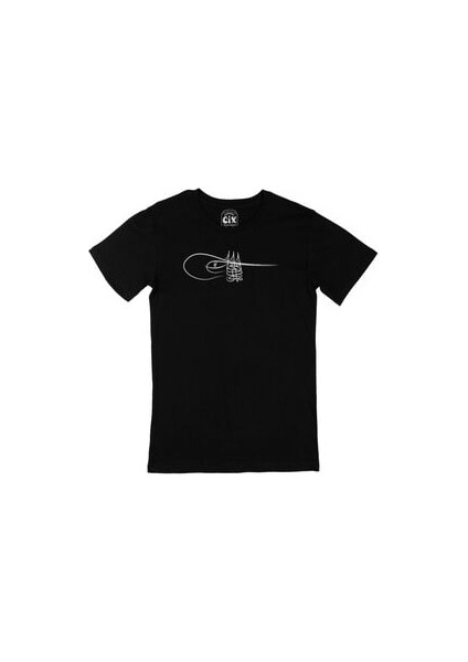 Fatih Sultan Mehmet Tuğralı Siyah Tişört