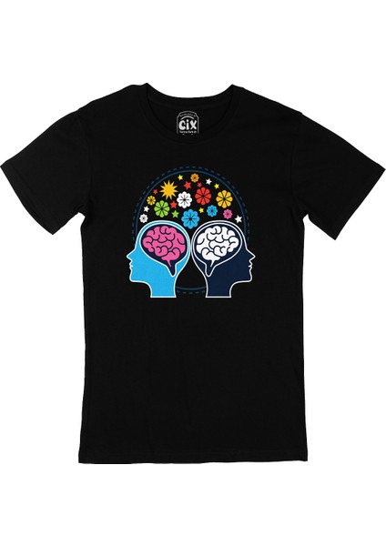 Mindful Düşünce Siyah Tişört