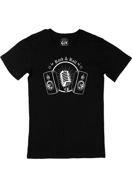 Rock And Roll Müzik Tişört