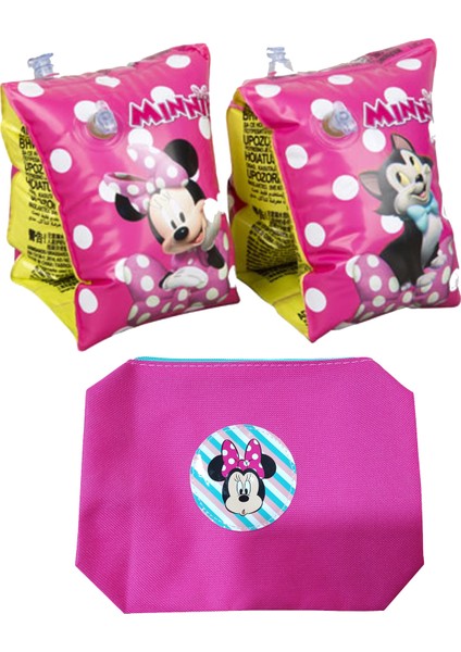 Minnie Lisanslı Şişme Deniz Kolluğu Çantalı