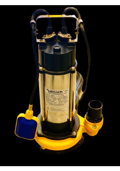 Vx - 200 Mono 2hp 2'' Pis Su Foseptik Parçalayıcı Dalgıç Pompa (Açık Fanlı)